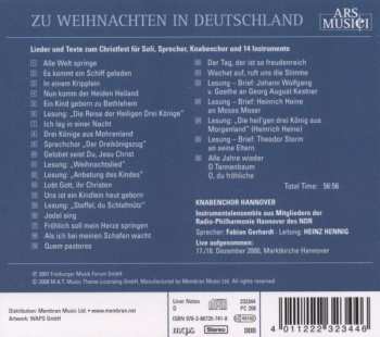 CD Knabenchor Hannover: Zu Weihnachten In Deutschland