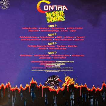 2LP Konami Kukeiha Club: Contra: Hard Corps (Original Game Soundtrack) CLR | LTD