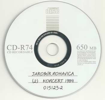 2CD Jaromír Nohavica: Koncerty 1982 A 1984