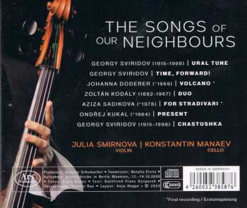 CD Konstantin Manaev: The Songs Of Our Neighbours