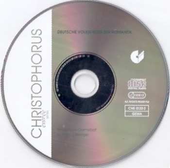 CD Konzertchor Darmstadt: Deutsche Volkslieder Der Romantik