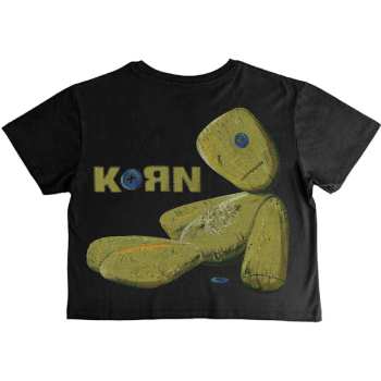 Mercancía Korn: Korn Ladies Crop Top: Doll Issues (back Print) (x-small) XS