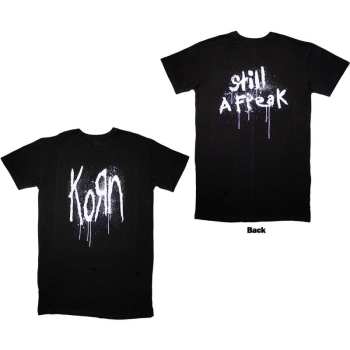 Mercancía Korn: Korn Ladies T-shirt Dress: Still A Freak (back Print) (large) L