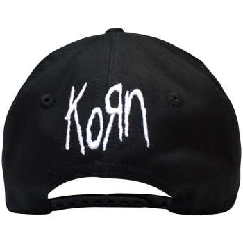 Mercancía Korn: Korn Unisex Baseball Cap: Oval Logo (black) (back Print)