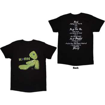 Mercancía Korn: Korn Unisex T-shirt: Issues Tracklist (back Print) (small) S