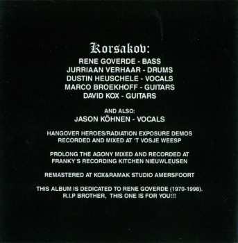 CD Korsakov: Unique Remains