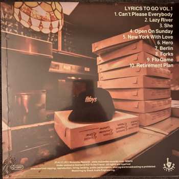 EP Kota The Friend: Lyrics To Go Vol. 1 CLR | LTD