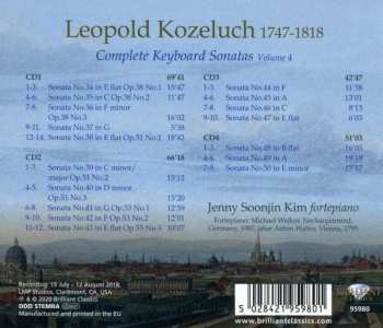 4CD Leopold Koželuh: Complete Keyboard Sonatas Volume 4