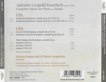 2CD Leopold Koželuh: Complete Music For Piano 4-Hands