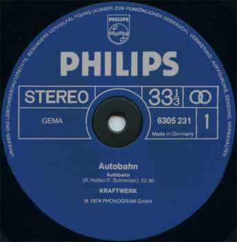 LP Kraftwerk: Autobahn