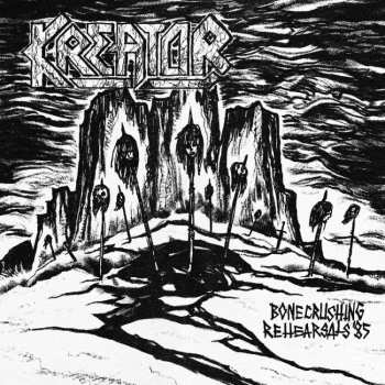 LP Kreator: Bonecrushing Rehearsals '85 (white Vinyl)