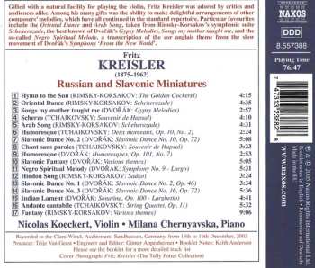 CD Milana Chernyavska: Russian And Slavonic Miniatures