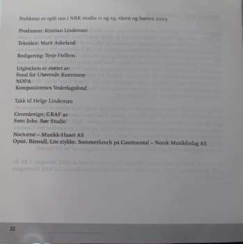 CD Kristian Lindeman: Songs For Piano