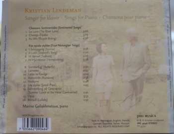 CD Kristian Lindeman: Songs For Piano