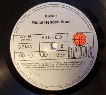 LP Krokus: Metal Rendez-vous