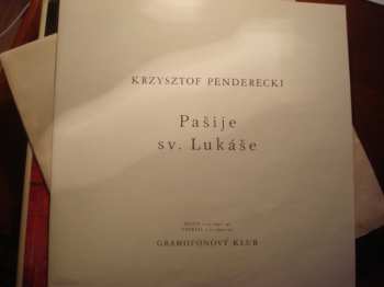 2LP/Caja Krzysztof Penderecki: Pašije Sv. Lukáše
