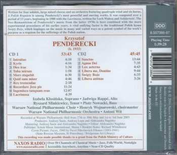 5CD/Caja Krzysztof Penderecki: The Choral Works Of Krzysztof Penderecki
