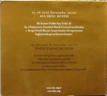CD The Kudsi Erguner Ensemble: Fener'den Saray'a = From Phanar To The Ottoman Court