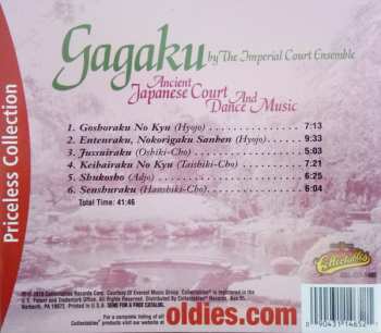 CD Kunaichō Gakubu: Gagaku - Ancient Japanese Court And Dance Music