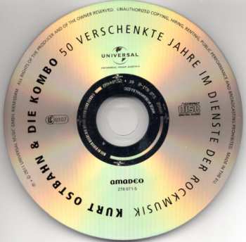 CD Kurt Ostbahn: 50 Verschenkte Jahre Im Dienste Der Rockmusik