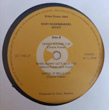LP Kurt Rosenwinkel Quartet: Intuit LTD