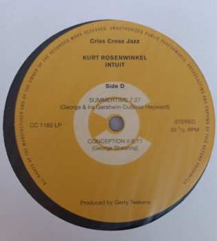 LP Kurt Rosenwinkel Quartet: Intuit LTD