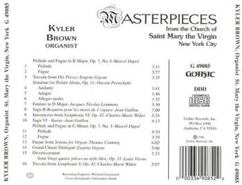 CD Kyler Brown: Masterpieces From The Church Of Saint Mary The Virgin New York City