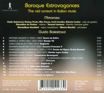 CD Guido Balestracci: Baroque Extravagances - The Viol Consort In Italian Music
