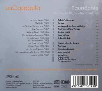 CD La Cappella: Raunächte: The Twelve Nights After Christmas