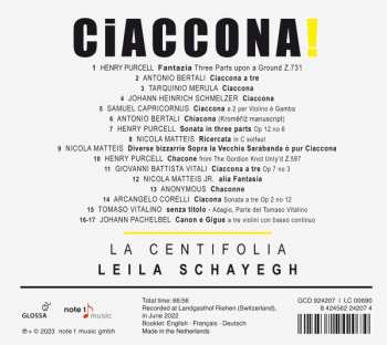 CD Leila Schayegh: Ciaccona!