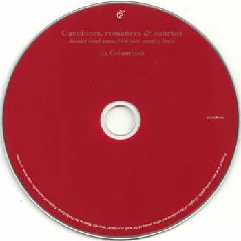 CD La Colombina: Canciones, Romances & Sonetos (Secular Vocal Music From 16th-Century Spain)