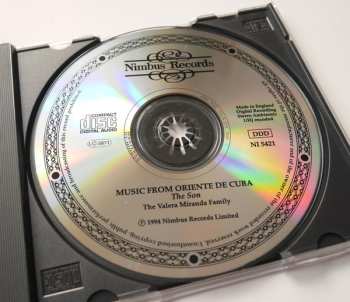 CD La Familia Valera Miranda: Music From Oriente De Cuba - The Son