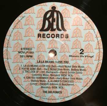 LP The Delfonics: La La Means I Love You