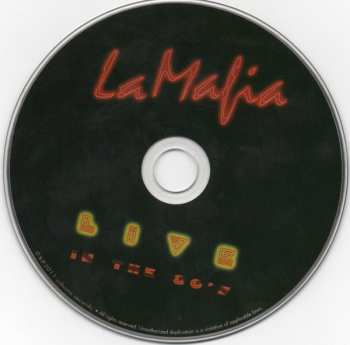 CD La Mafia: Live In The 80's