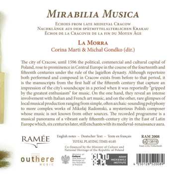 CD La Morra: Mirabilia Musica: Echoes From Late Medieval Cracow