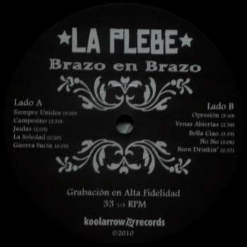 LP La Plebe: Brazo En Brazo