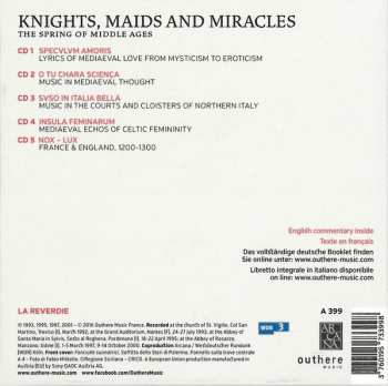 5CD/Caja La Reverdie: Knights, Maids And Miracles: The Spring Of Middle Ages