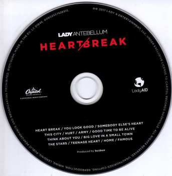CD Lady Antebellum: Heart Break