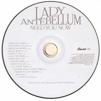 CD Lady Antebellum: Need You Now
