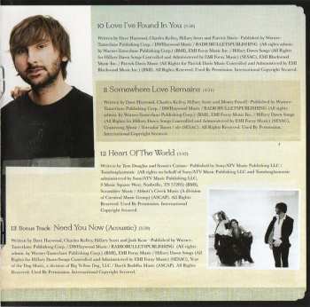 CD Lady Antebellum: Own The Night