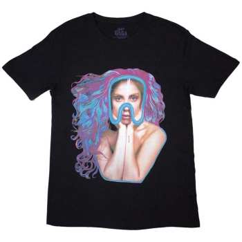 Mercancía Lady Gaga: Lady Gaga Unisex T-shirt: Artpop Goggles (back Print) (small) S