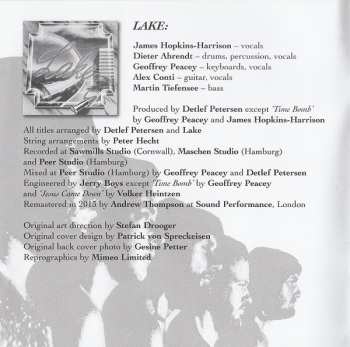 2CD Lake:  Lake / Lake II /  Paradise Island