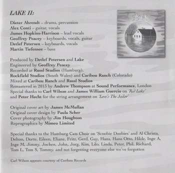 2CD Lake:  Lake / Lake II /  Paradise Island