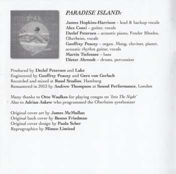 2CD Lake:  Lake / Lake II /  Paradise Island