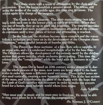 CD Lalo Schifrin: Jazz Mass In Concert