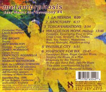 CD Lalo Schifrin: Metamorphosis (Jazz Meets The Symphony #4)