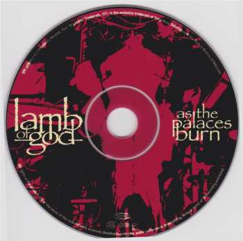 CD Lamb Of God: As The Palaces Burn