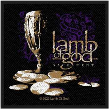 Mercancía Lamb Of God: Lamb Of God Standard Patch: Sacrament