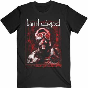 Merch Lamb Of God: Camiseta Gas Masks Waves 