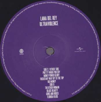 2LP Lana Del Rey: Ultraviolence DLX